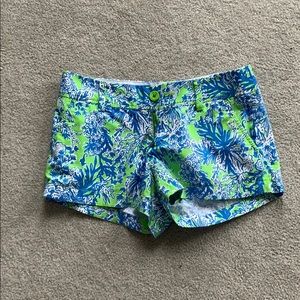 Lilly Pulitzer 4 inch shorts